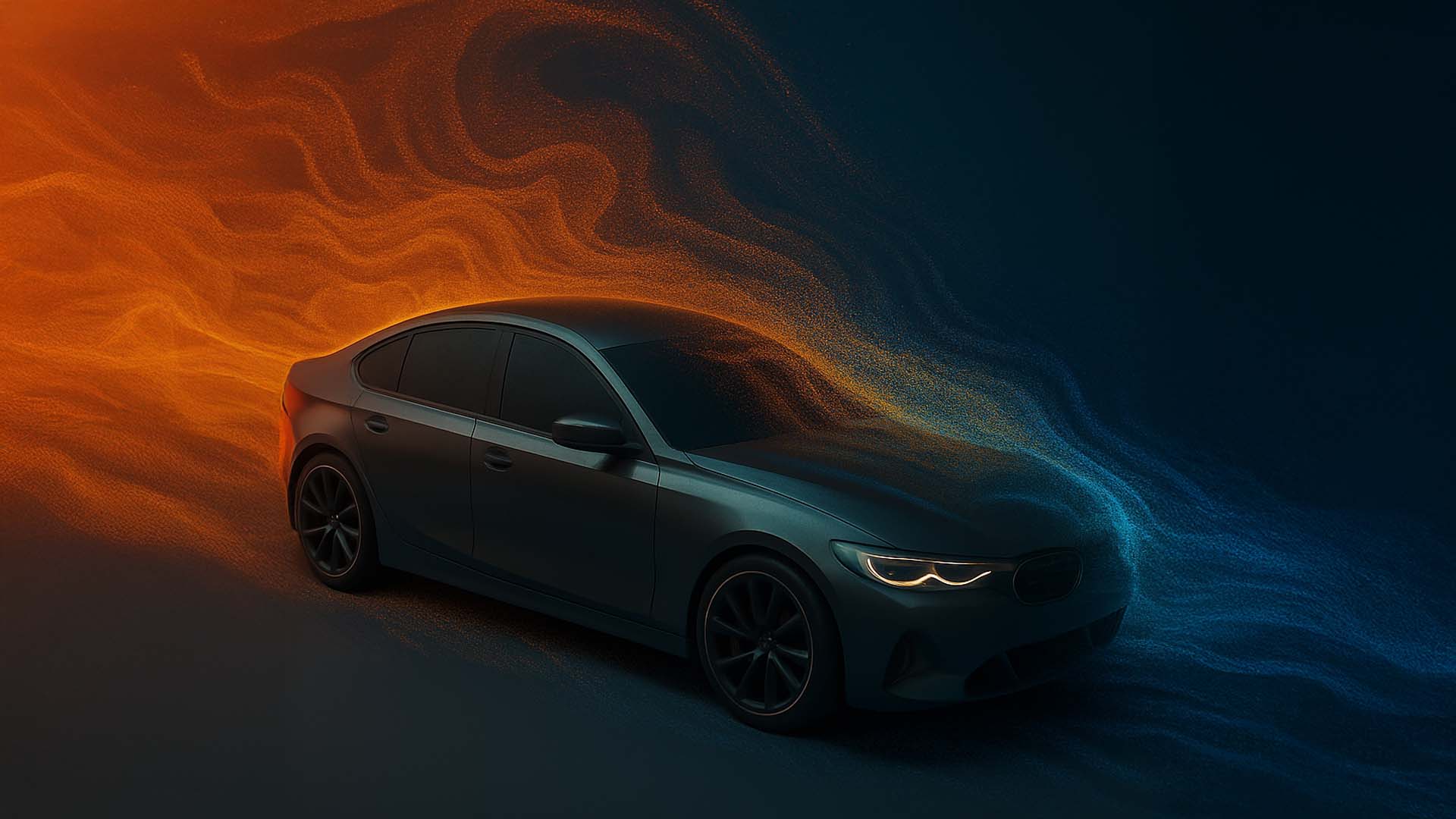 Hybrid setup of wind tunnel and AI model