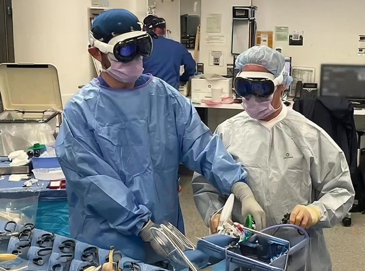 Apple Vision Pro in der Chirurgie, XR revolutioniert das OP-Training