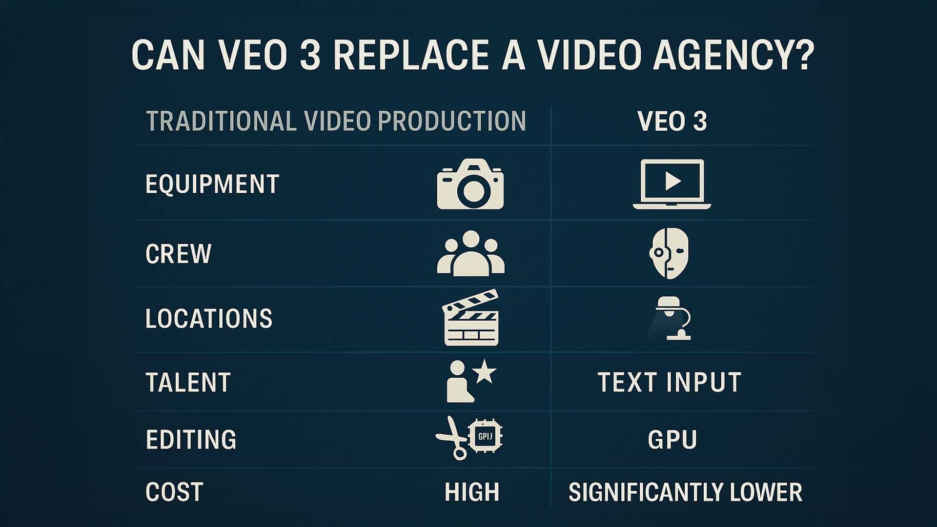 VEO3 Infographic Comparison