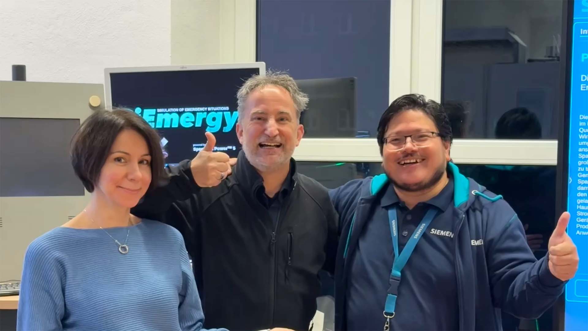 Das LearnErgy-Team von Visoric und Siemens