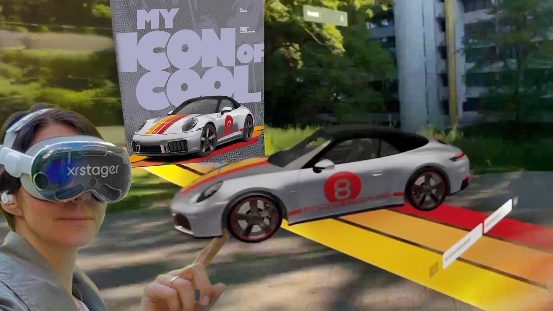 Design you can touch: The Porsche 911 as a mixed reality twin in space.