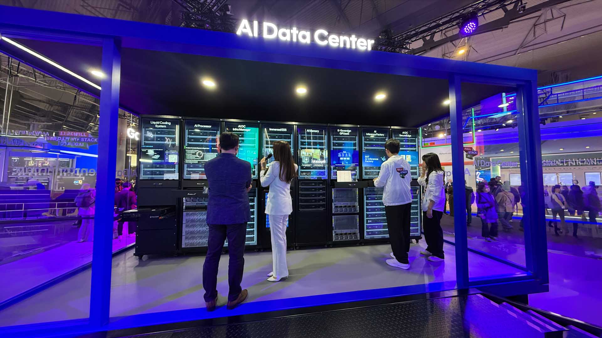 AI Data Center Infrastruktur auf dem Mobile World Congress 2026