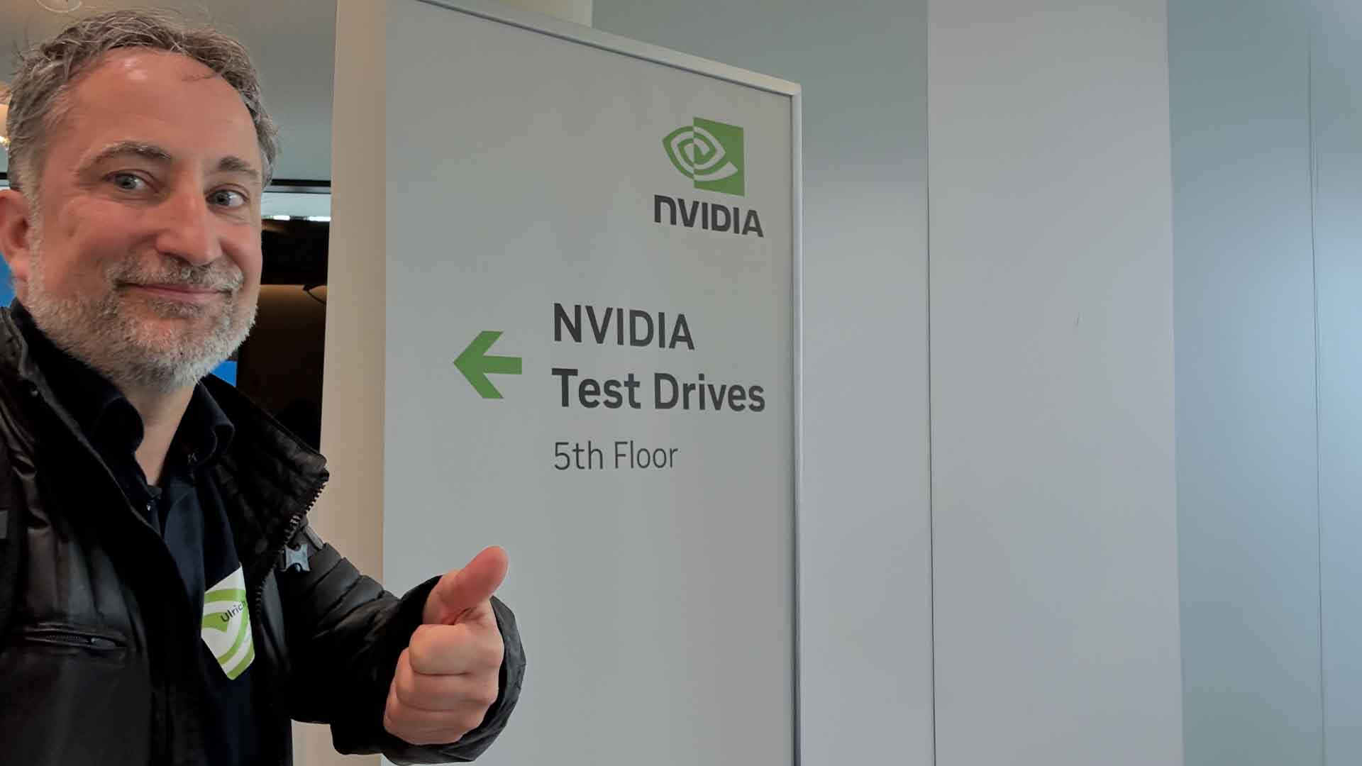 Ulrich Buckenlei at the NVIDIA Test Drives