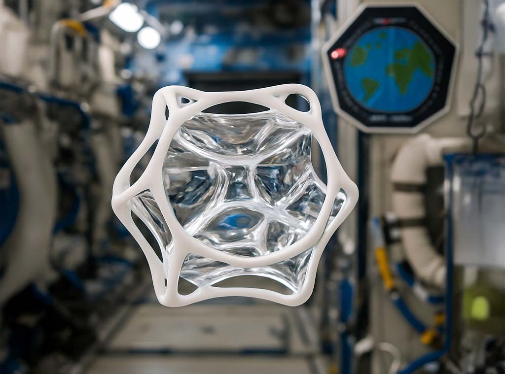 Neue 3D Rekonstruktion mit negativer Krümmung aus dem Weltraum