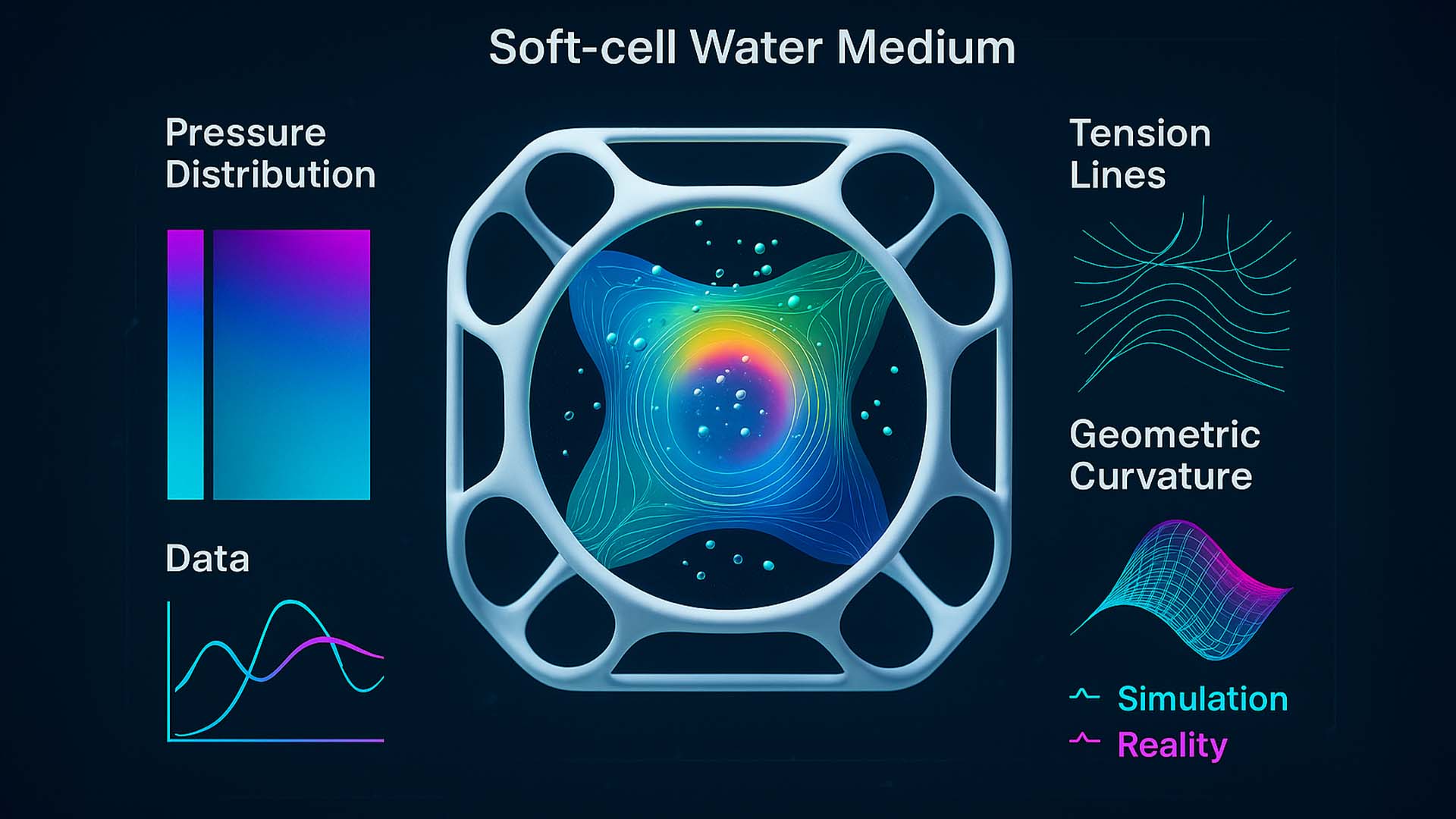 Comparison of water shapes on Earth and in microgravity