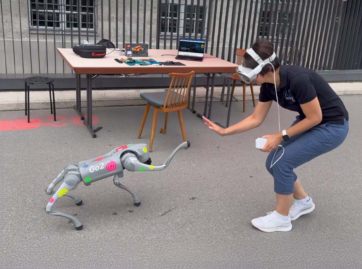 Robo Dog Meets XR – Reality in Review