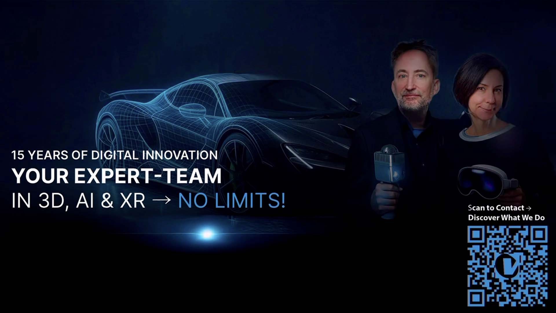The Visoric expert team in 3D, AI XR and Robotics