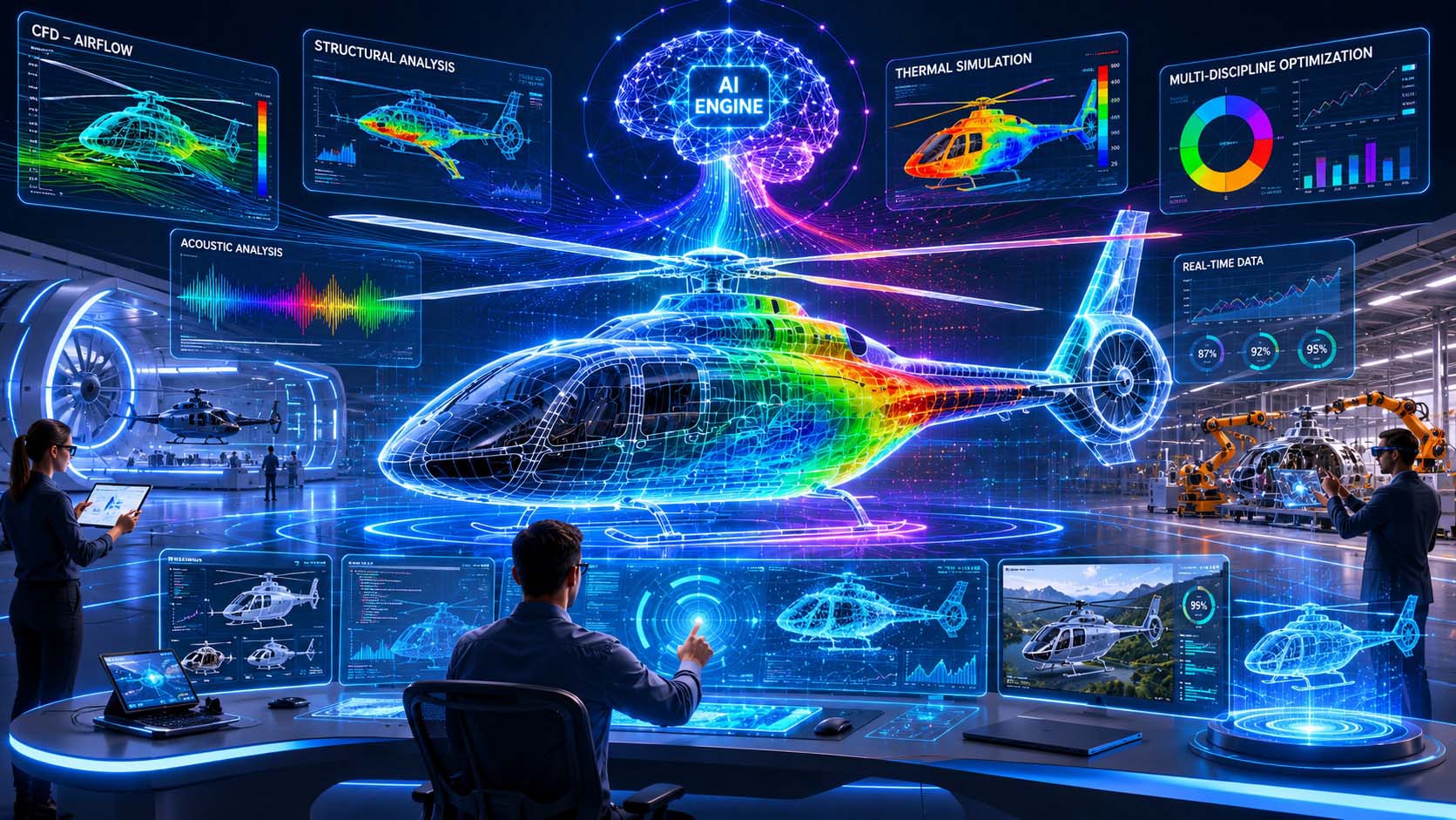 KI verbindet digitale Zwillinge, Simulationen und Engineering zu einer intelligenten Entwicklungsplattform