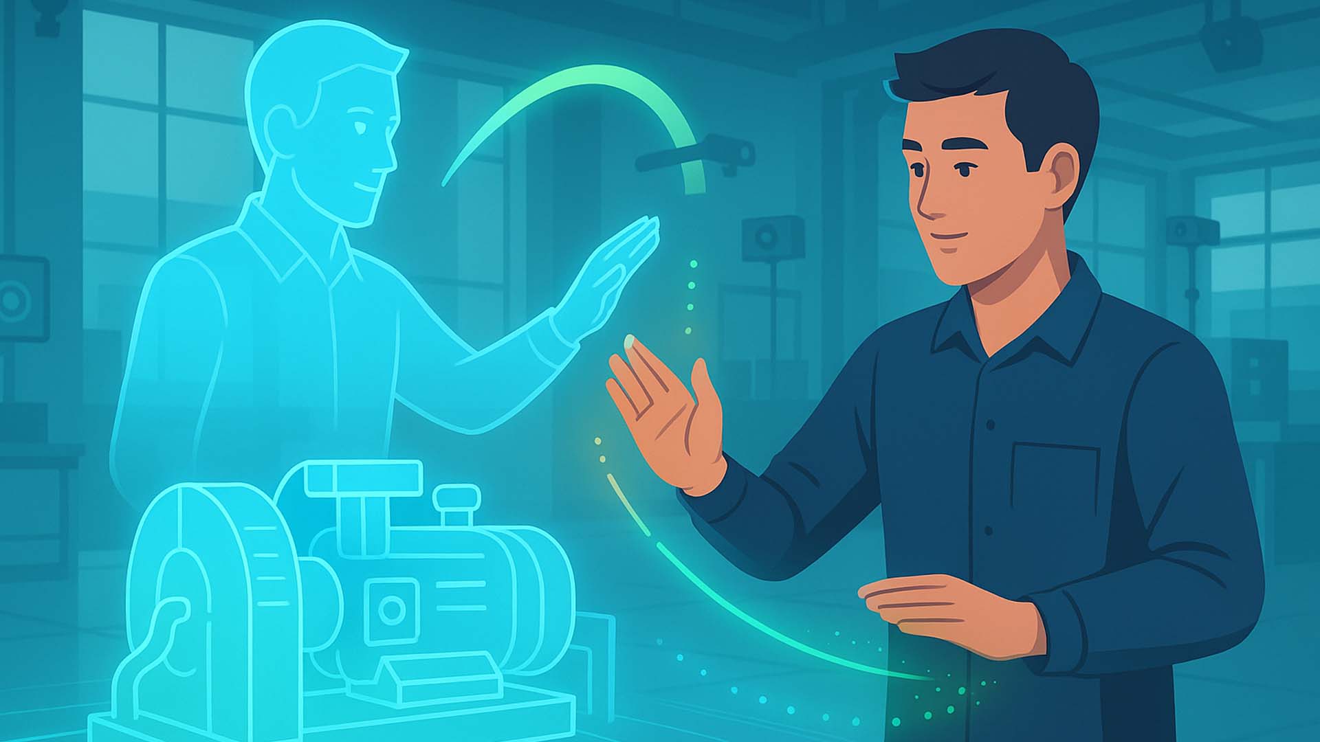 Avatar-geführtes Training mit KI-Feedback