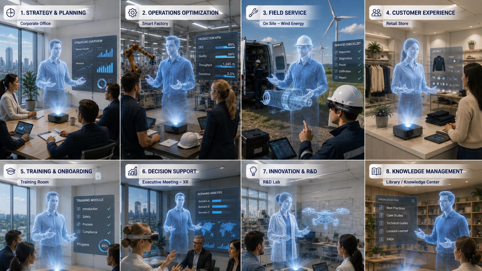 Service Avatare in Healthcare Travel Education und Hospitality mit Fokus auf Vertrauen Identität und Verantwortung