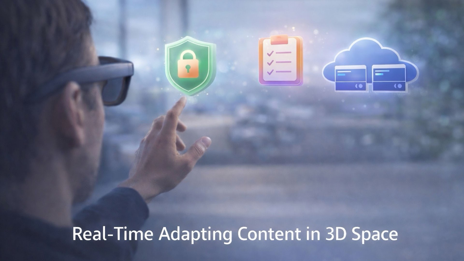 Räumliche Interaktion mit einem digitalen Objekt in einem industriellen Showroom