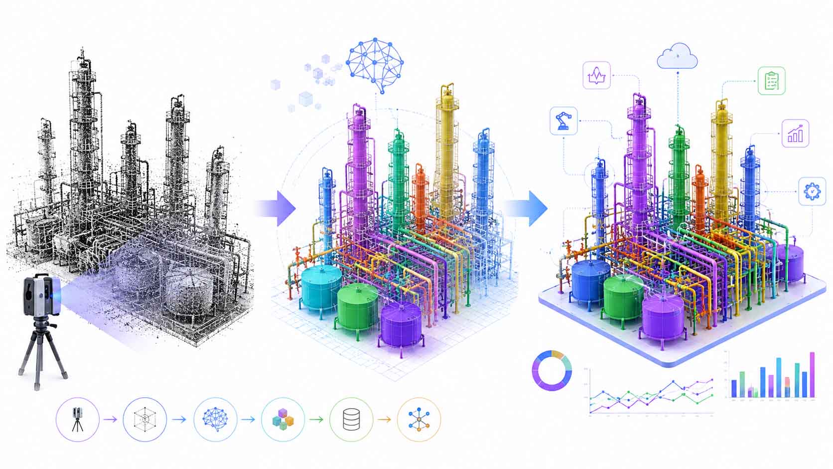 Automatisierte semantische Modellierung für industrielle digitale Zwillinge