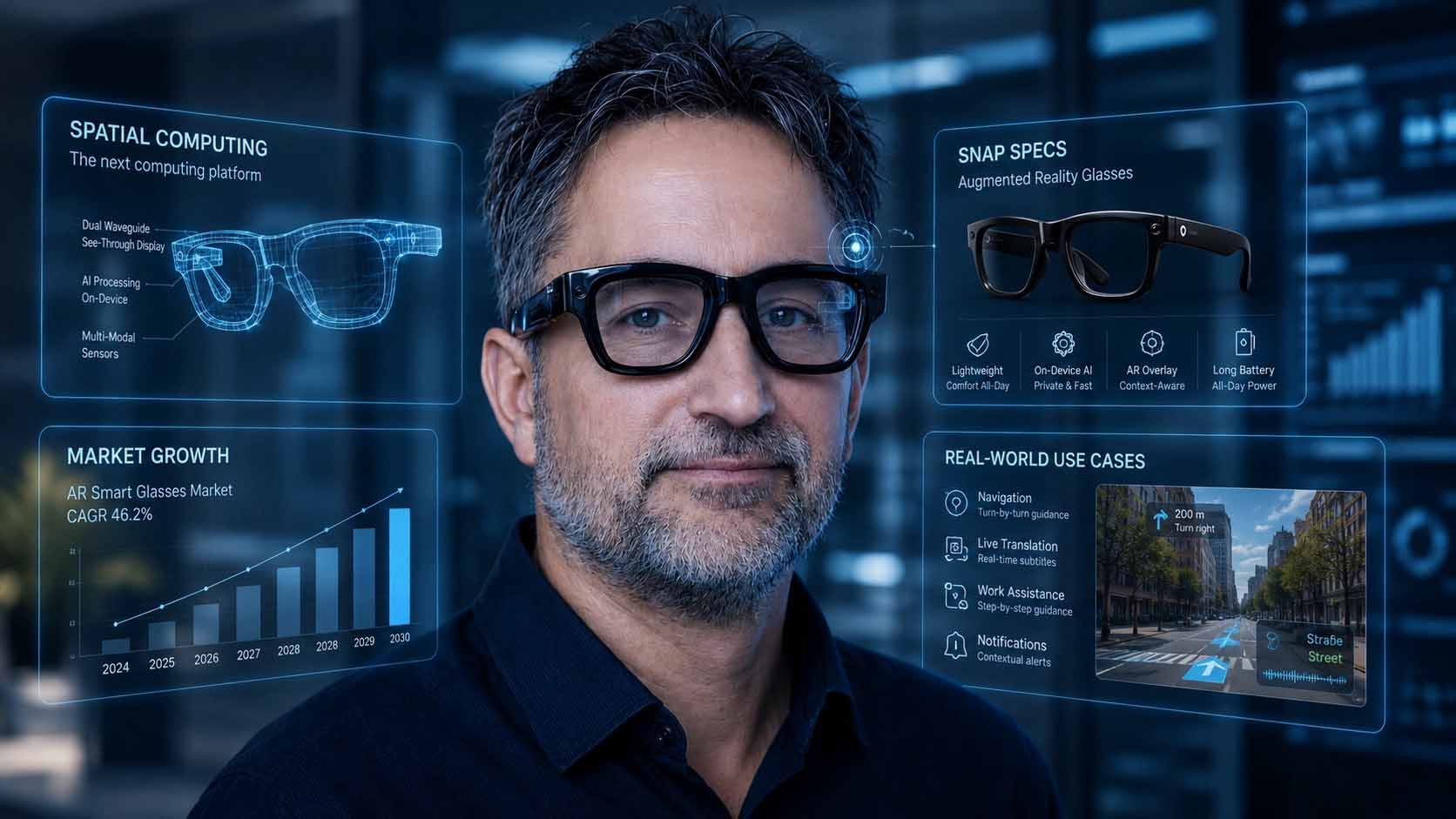 Ulrich Buckenlei analyzes the future of wearable AR glasses and Spatial Computing systems