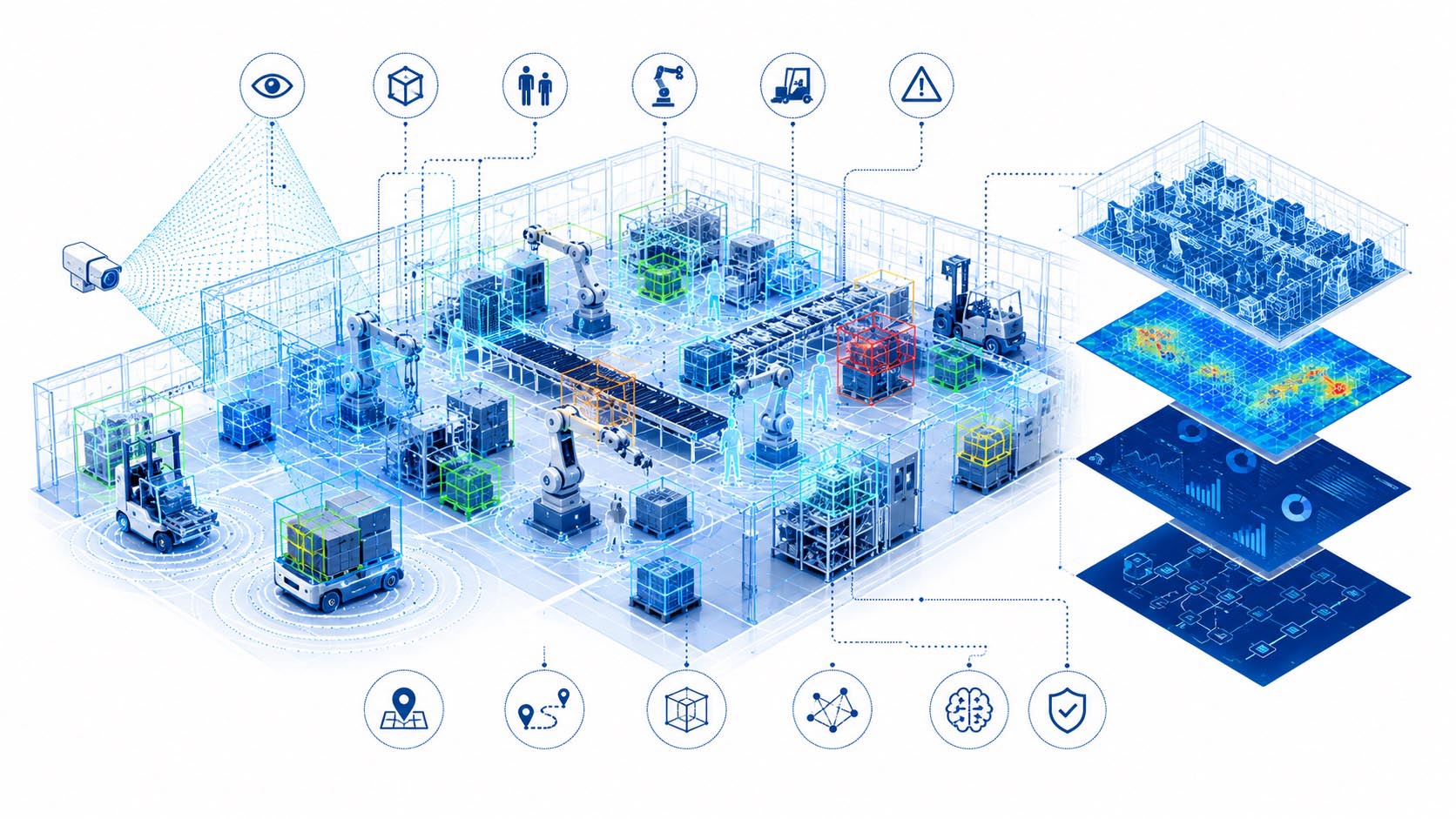 Räumliche KI für intelligente Produktionsumgebungen