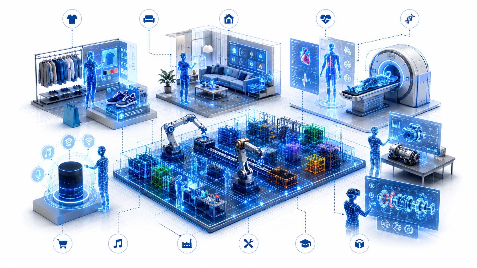 Interaktive räumliche Interfaces und digitale Informationswelten