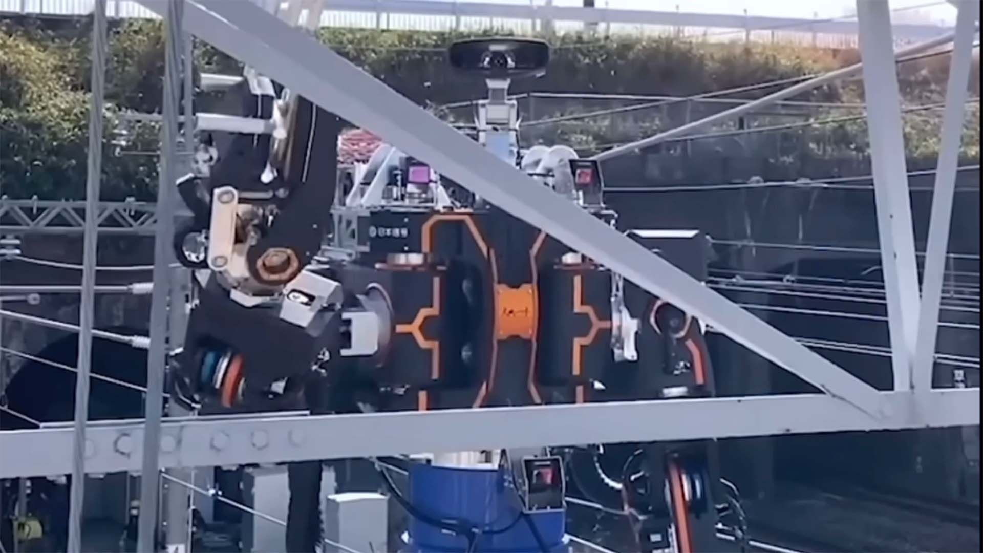 Nahaufnahme eines Roboters im Industriebereich